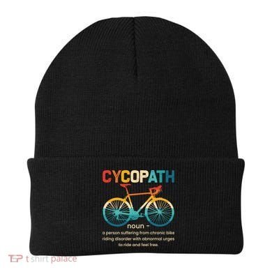Vintage Bicycle Cycopath Gift For Cyclists Beanie