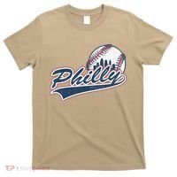 Vintage Baseball Classic P.H.I.L.Ly City Lover Gift T-Shirt thumb 0