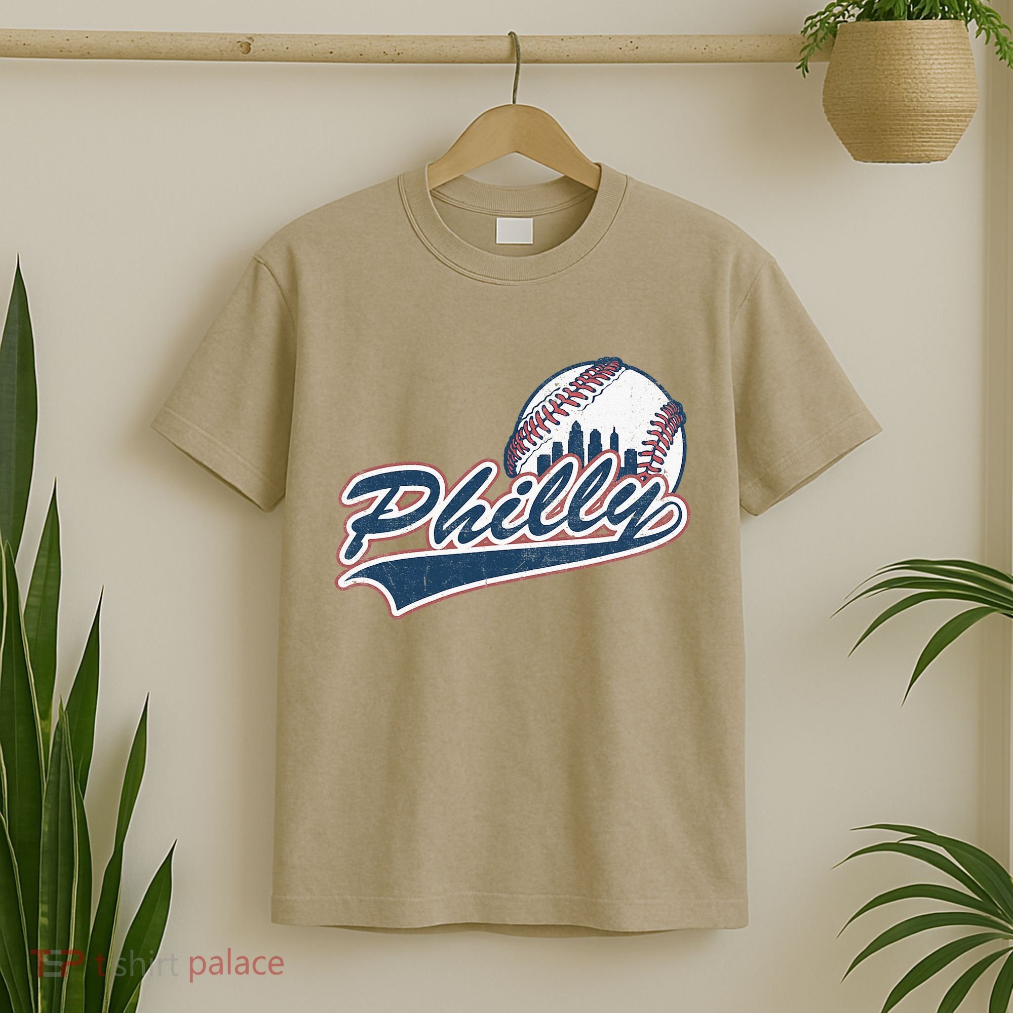Vintage Baseball Classic P.H.I.L.Ly City Lover Gift T-Shirt