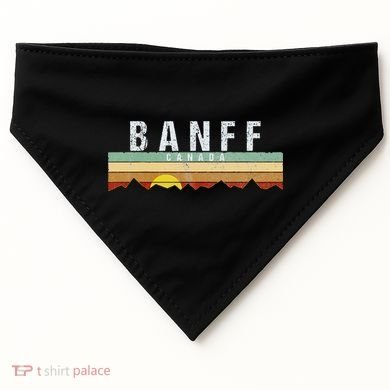 Vintage Banff Canada Retro USA-Made Doggie Bandana