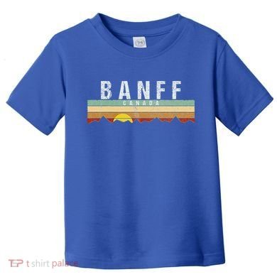 Vintage Banff Canada Retro Toddler T-Shirt