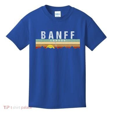 Vintage Banff Canada Retro Kids T-Shirt