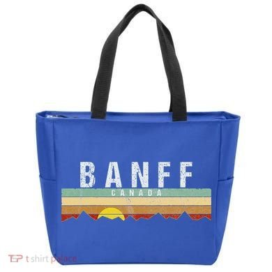 Vintage Banff Canada Retro Tote Bag