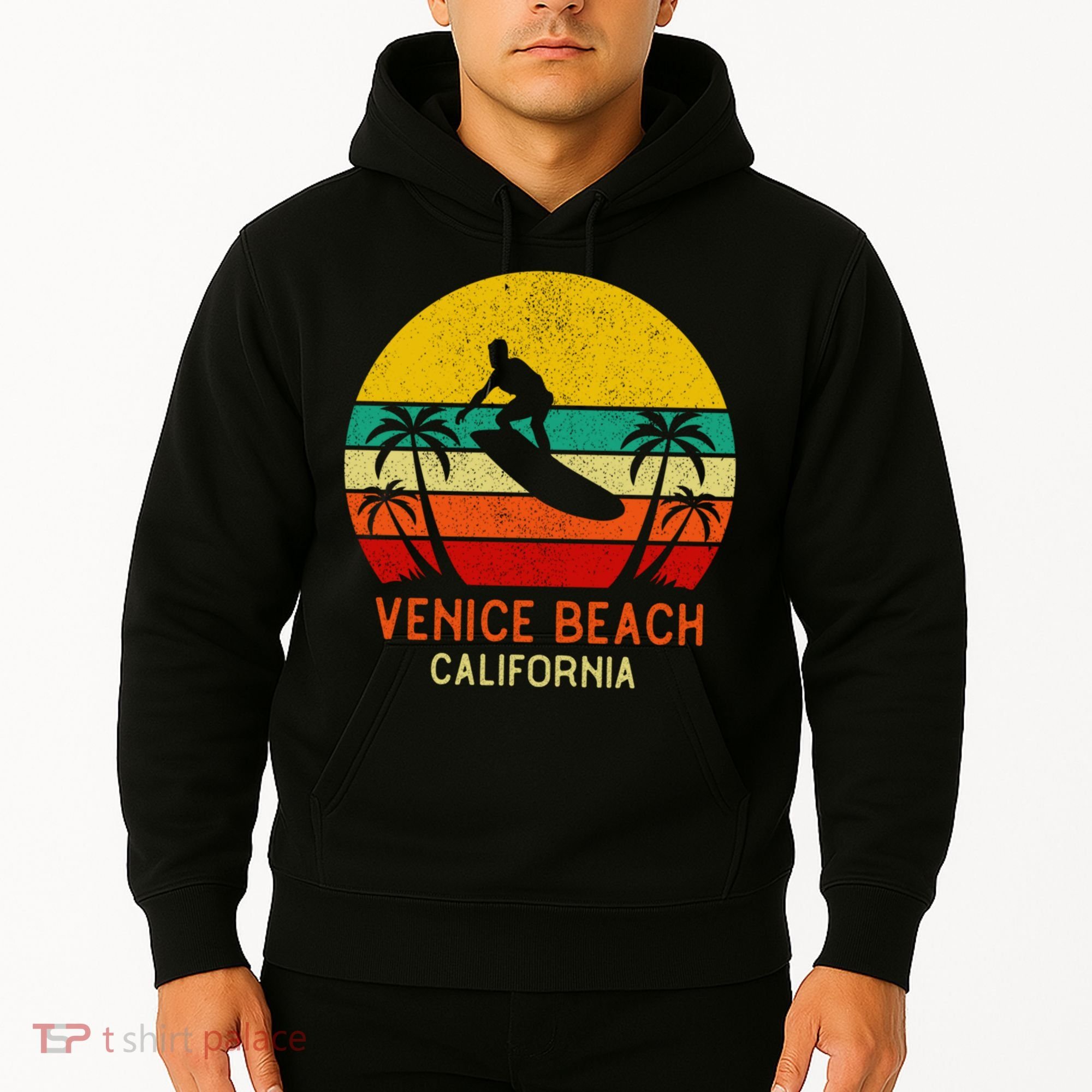 Venice Beach California Sunset Hoodie