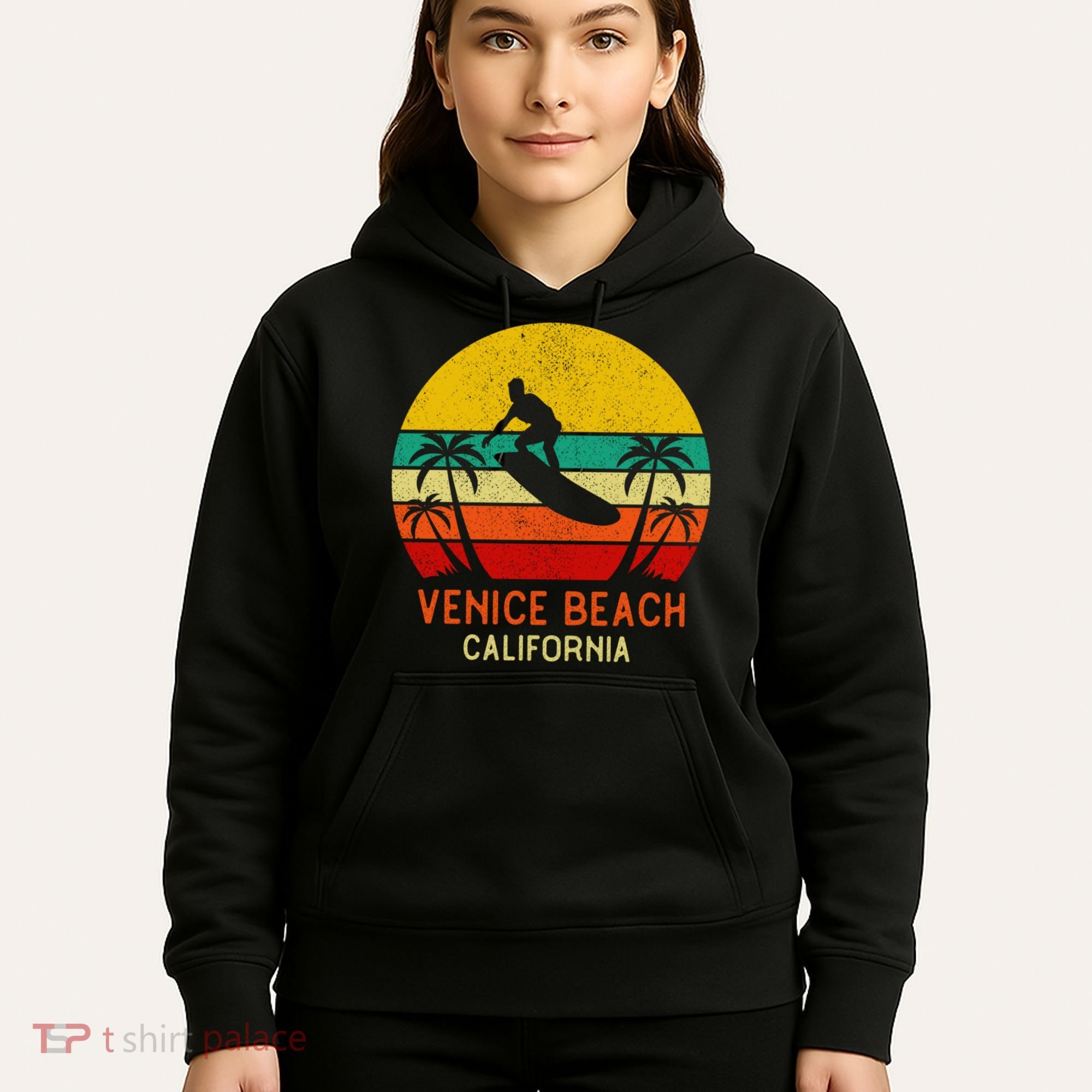 Venice Beach California Sunset Hoodie