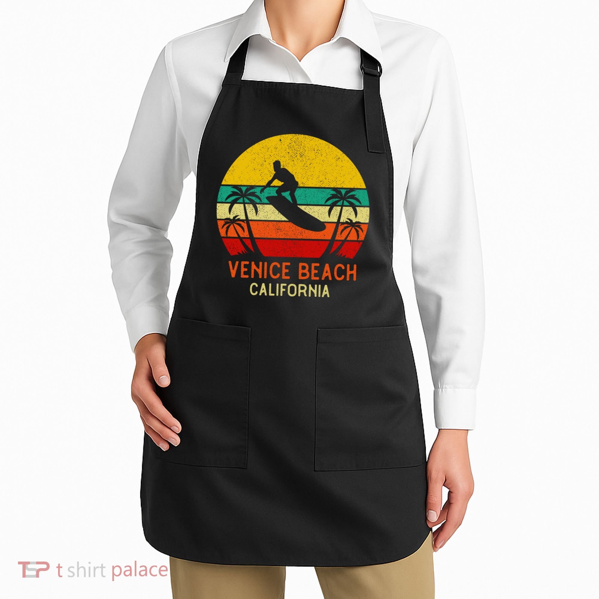 Venice Beach California Sunset Apron