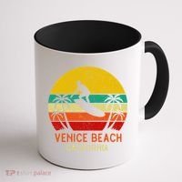 Venice Beach California Sunset Coffee Mug thumb 1