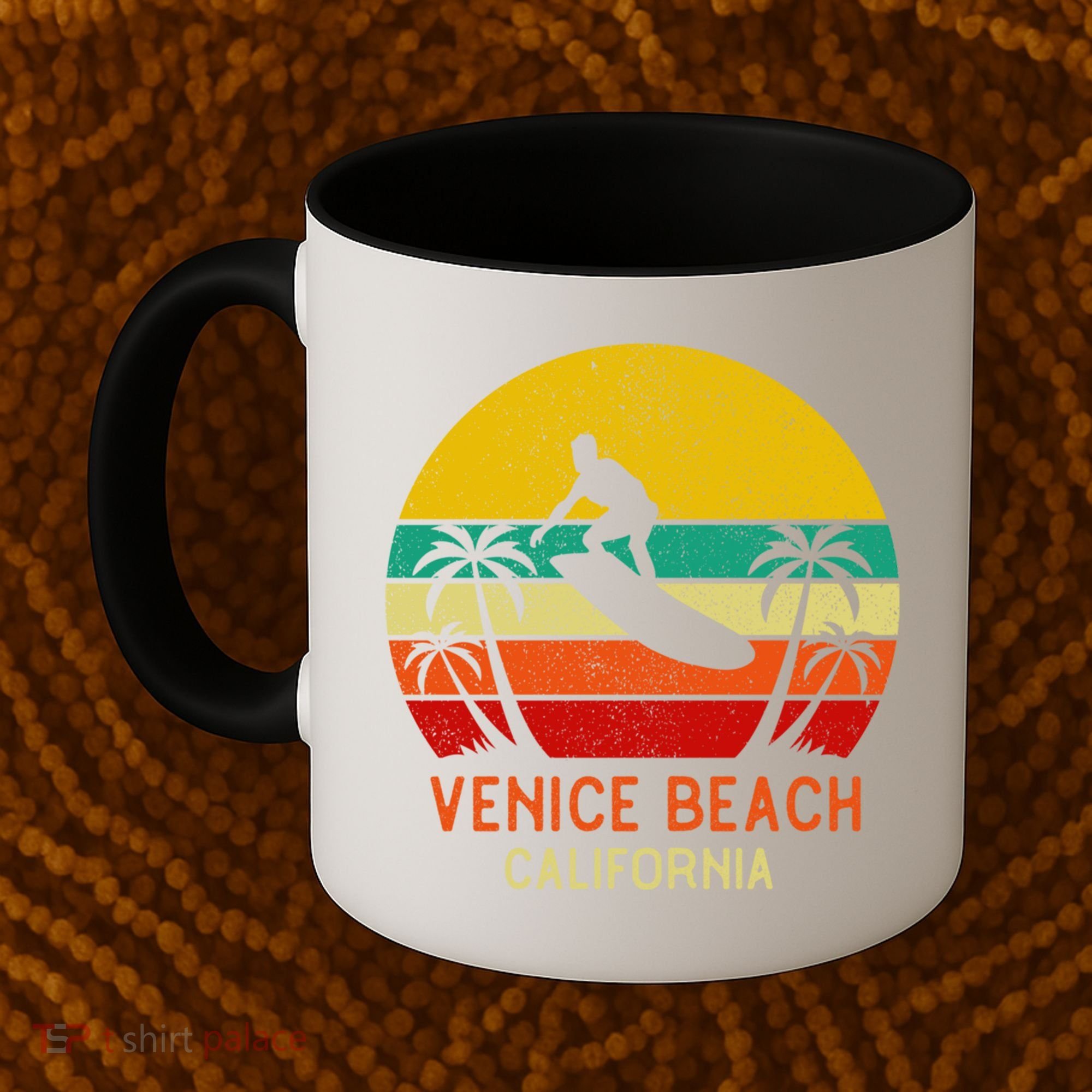 Venice Beach California Sunset Coffee Mug