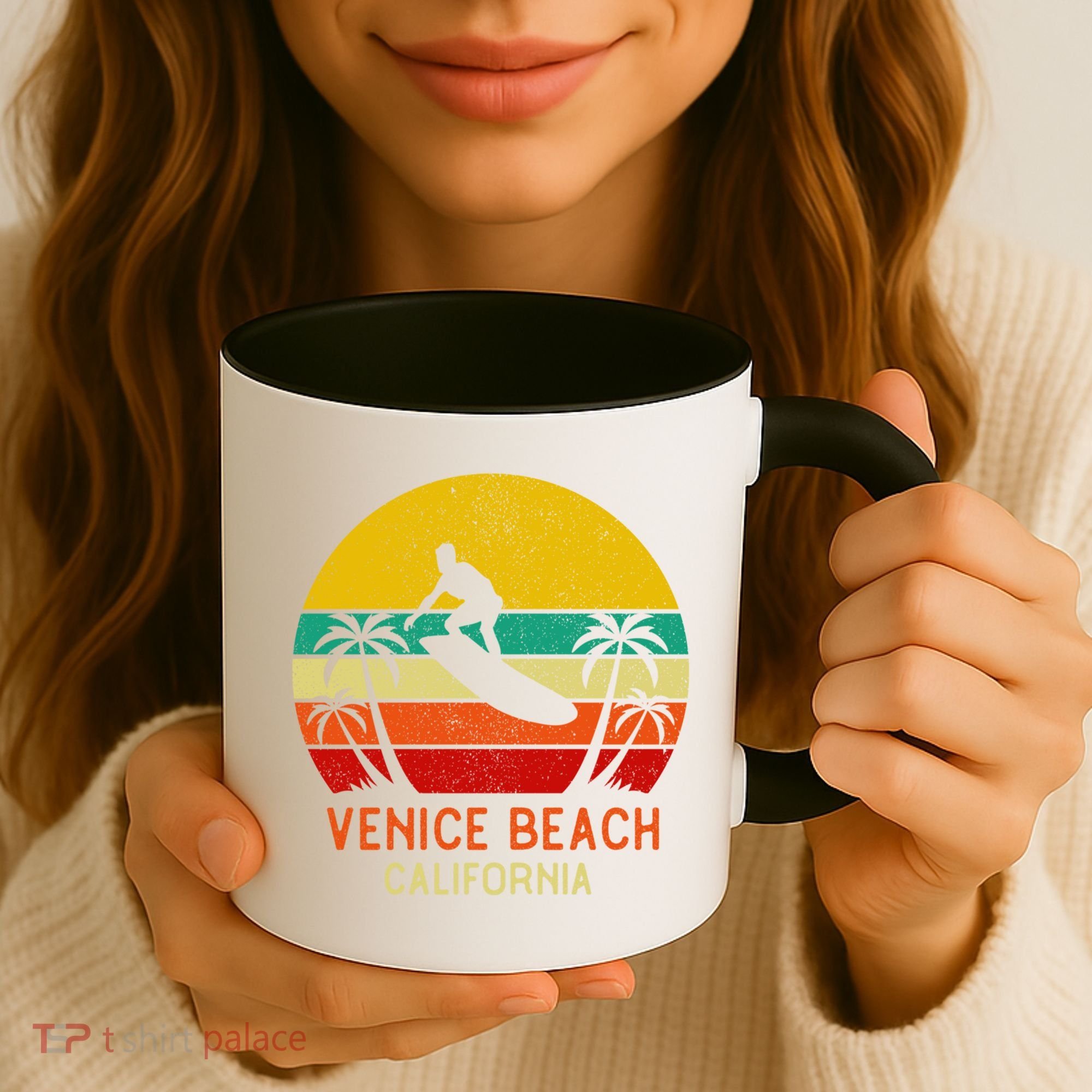 Venice Beach California Sunset Coffee Mug