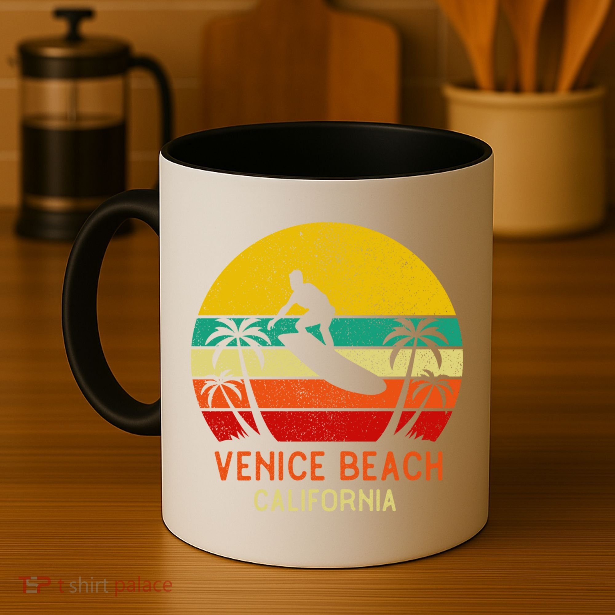 Venice Beach California Sunset Coffee Mug