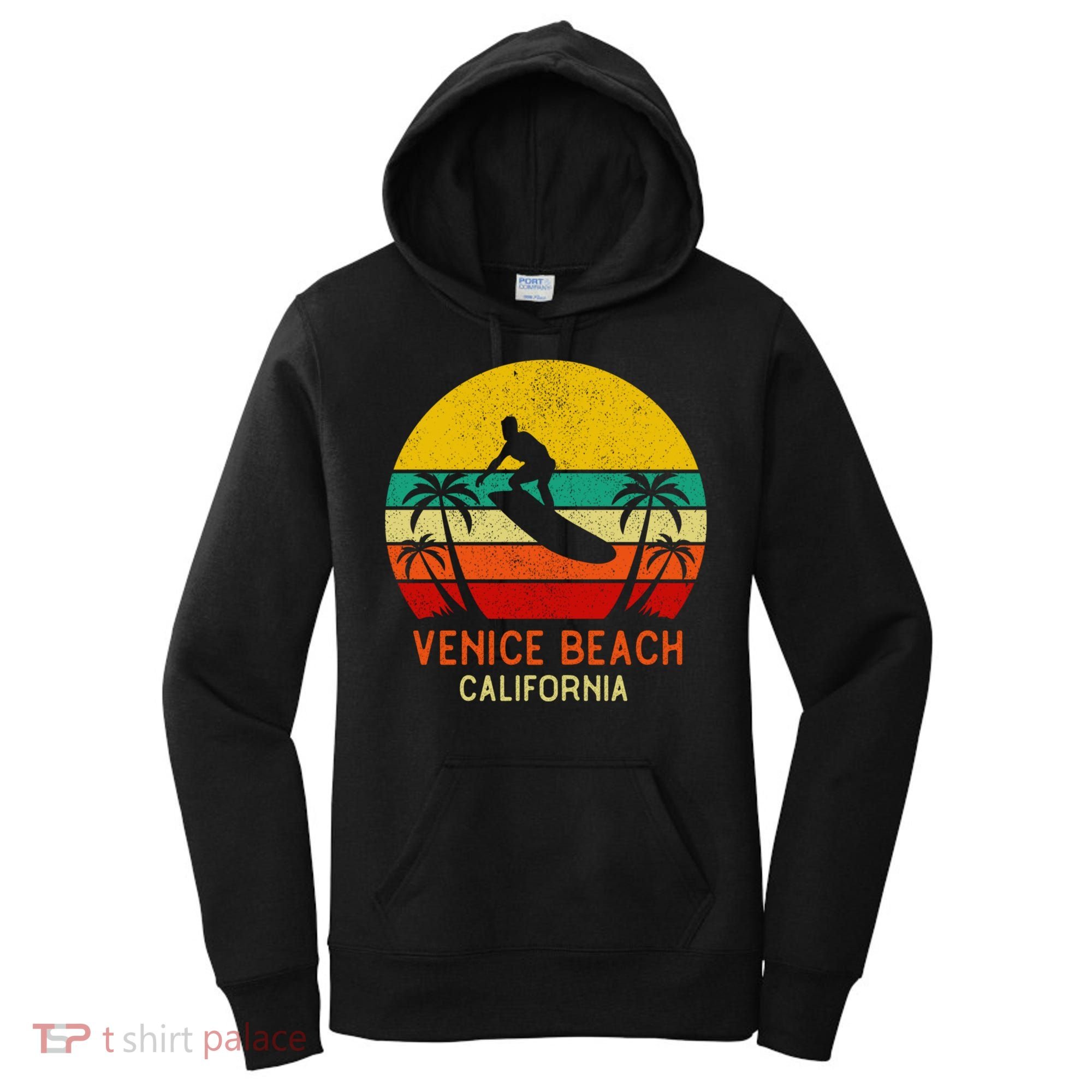 Venice Beach California Sunset Women's Hoodie