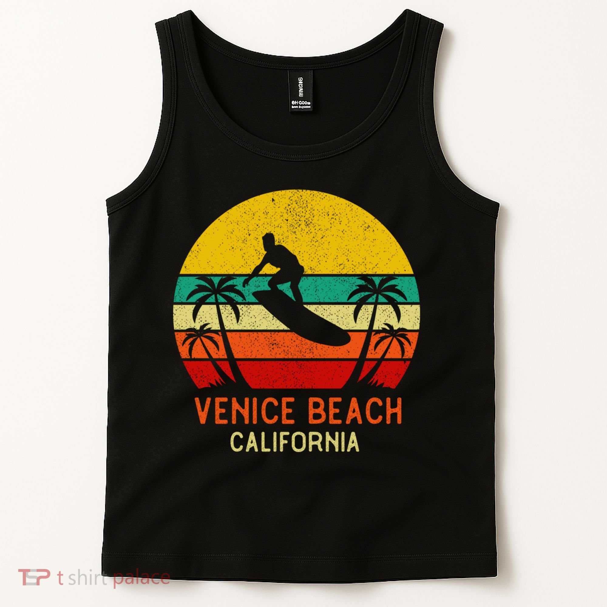 Venice Beach California Sunset Tank Top