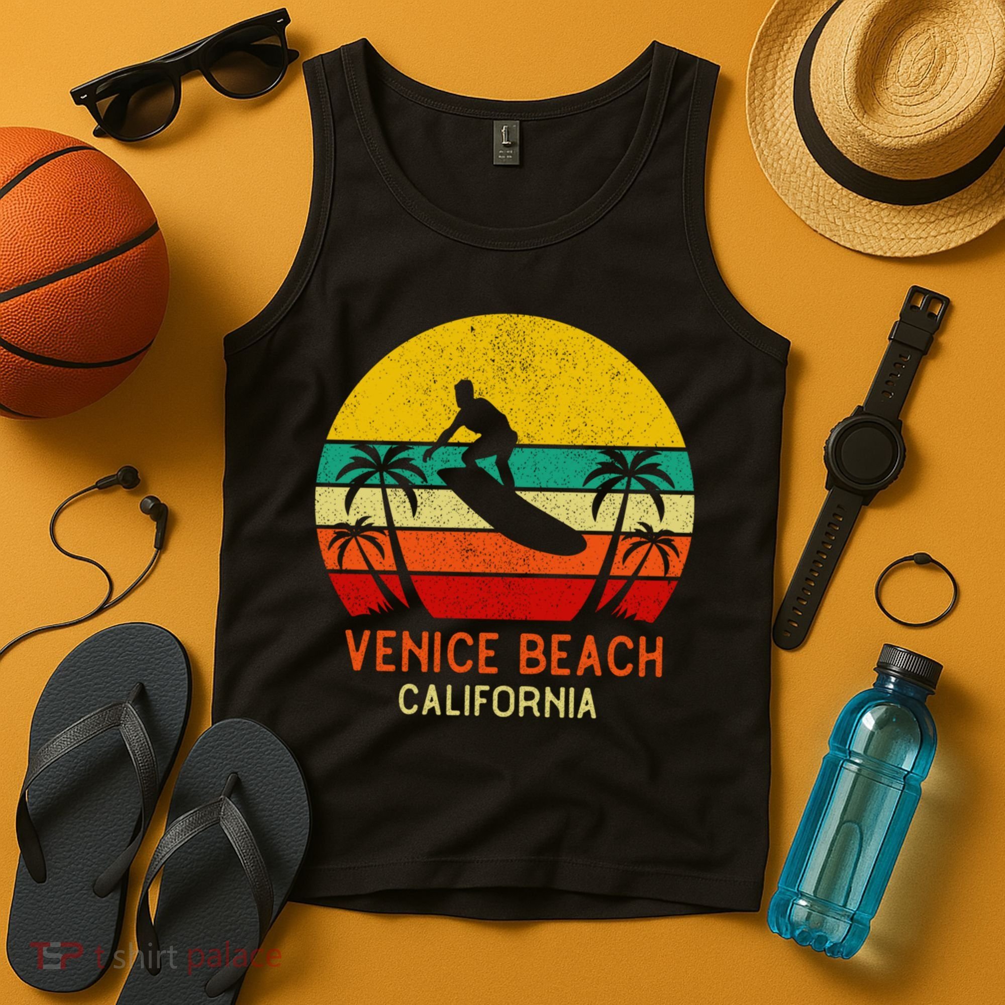 Venice Beach California Sunset Tank Top