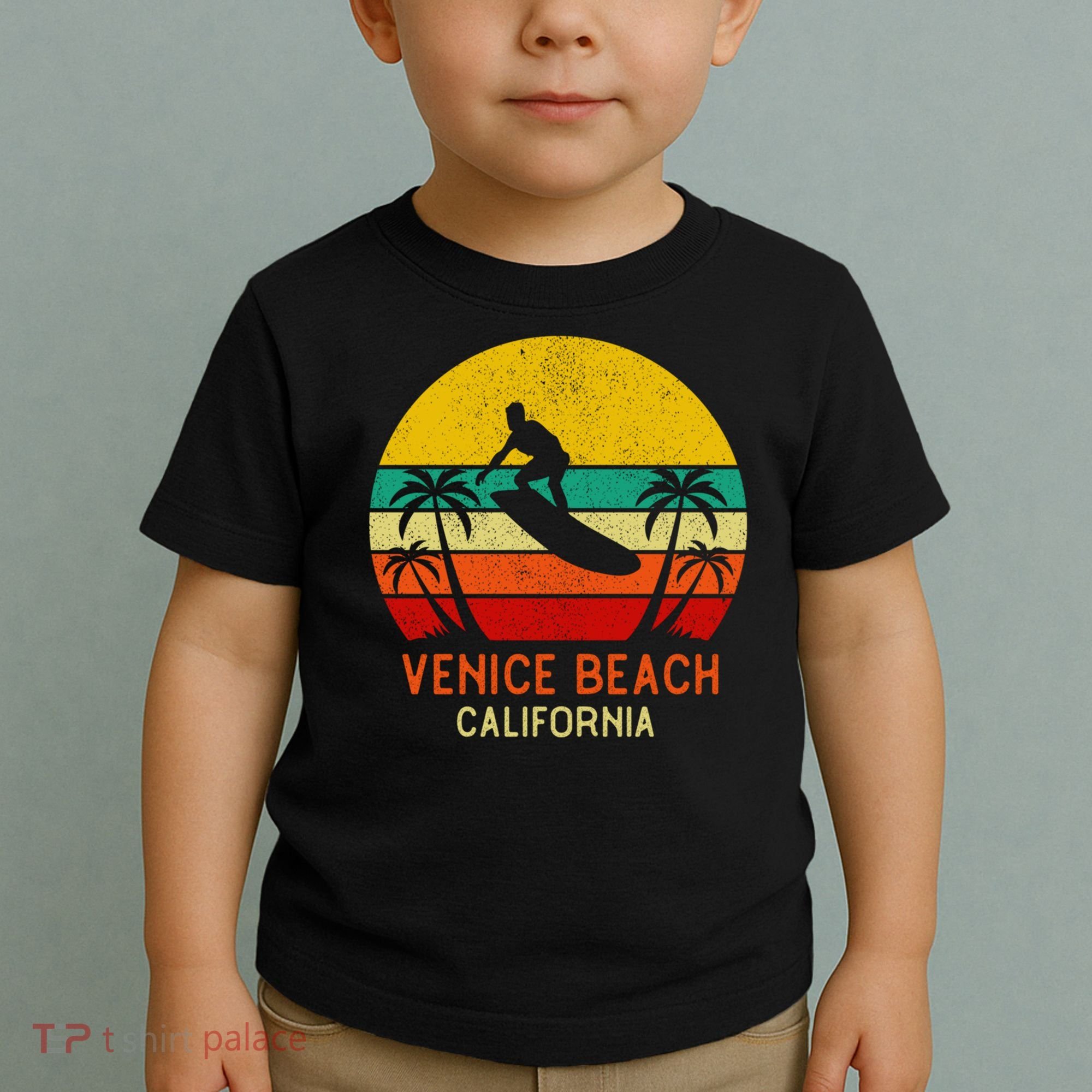 Venice Beach California Sunset Toddler T-Shirt
