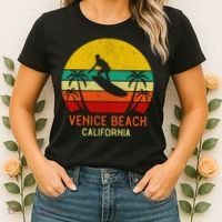 Venice Beach California Sunset Women's T-Shirt thumb 2