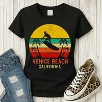 Venice Beach California Sunset Women's T-Shirt thumb 3