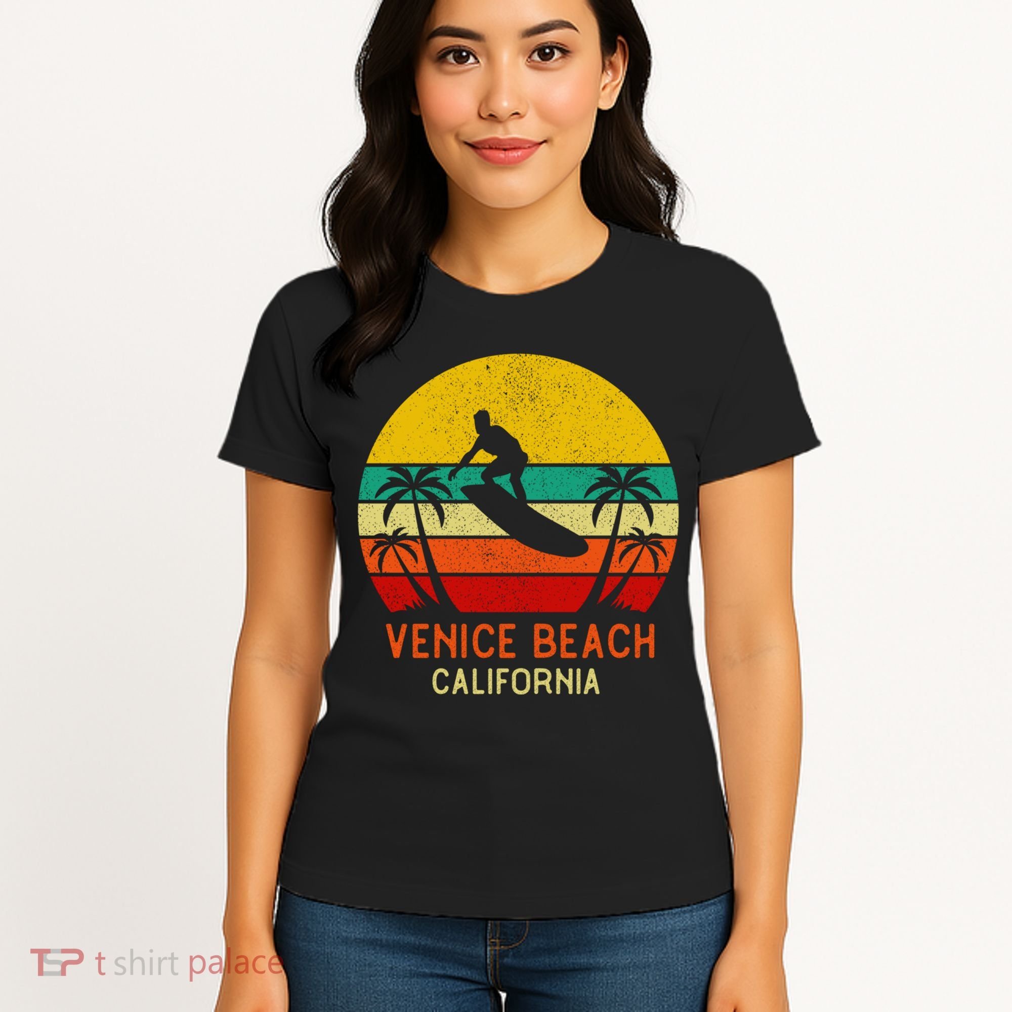 Venice Beach California Sunset Women's T-Shirt