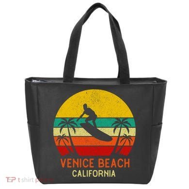 Venice Beach California Sunset Tote Bag
