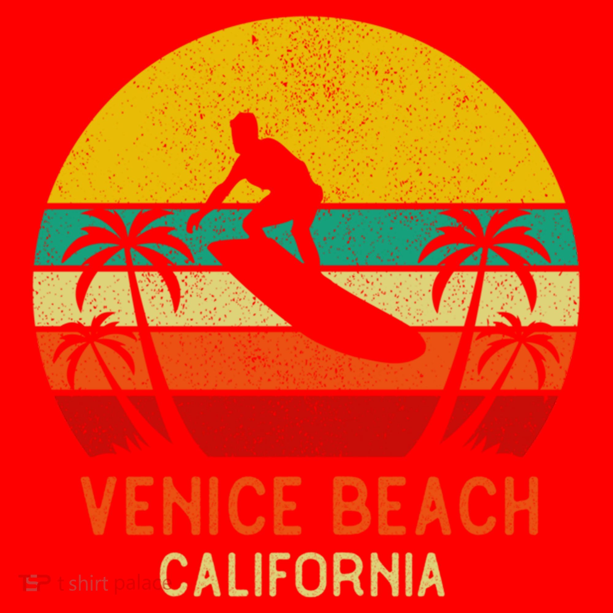 Venice Beach California Sunset Santa Hat