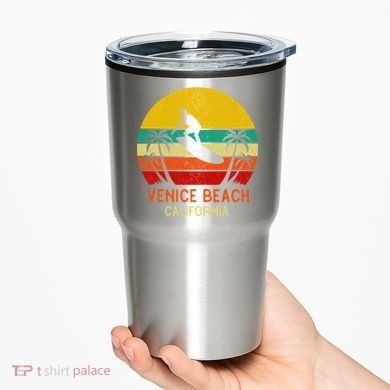 Venice Beach California Sunset Tumbler