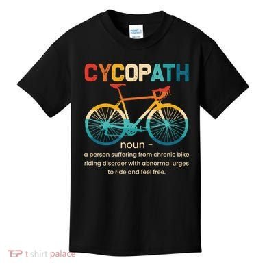 Vintage Bicycle Cycopath Gift For Cyclists Kids T-Shirt
