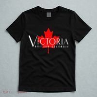 VICTORIA BRITISH COLUMBIA BC CANADA GARDEN CITY MAPLE LEAF T-Shirt thumb 5