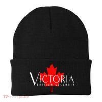 VICTORIA BRITISH COLUMBIA BC CANADA GARDEN CITY MAPLE LEAF Beanie thumb 0