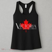 VICTORIA BRITISH COLUMBIA BC CANADA GARDEN CITY MAPLE LEAF Women's Tank Top thumb 3