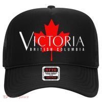 VICTORIA BRITISH COLUMBIA BC CANADA GARDEN CITY MAPLE LEAF Hat thumb 0
