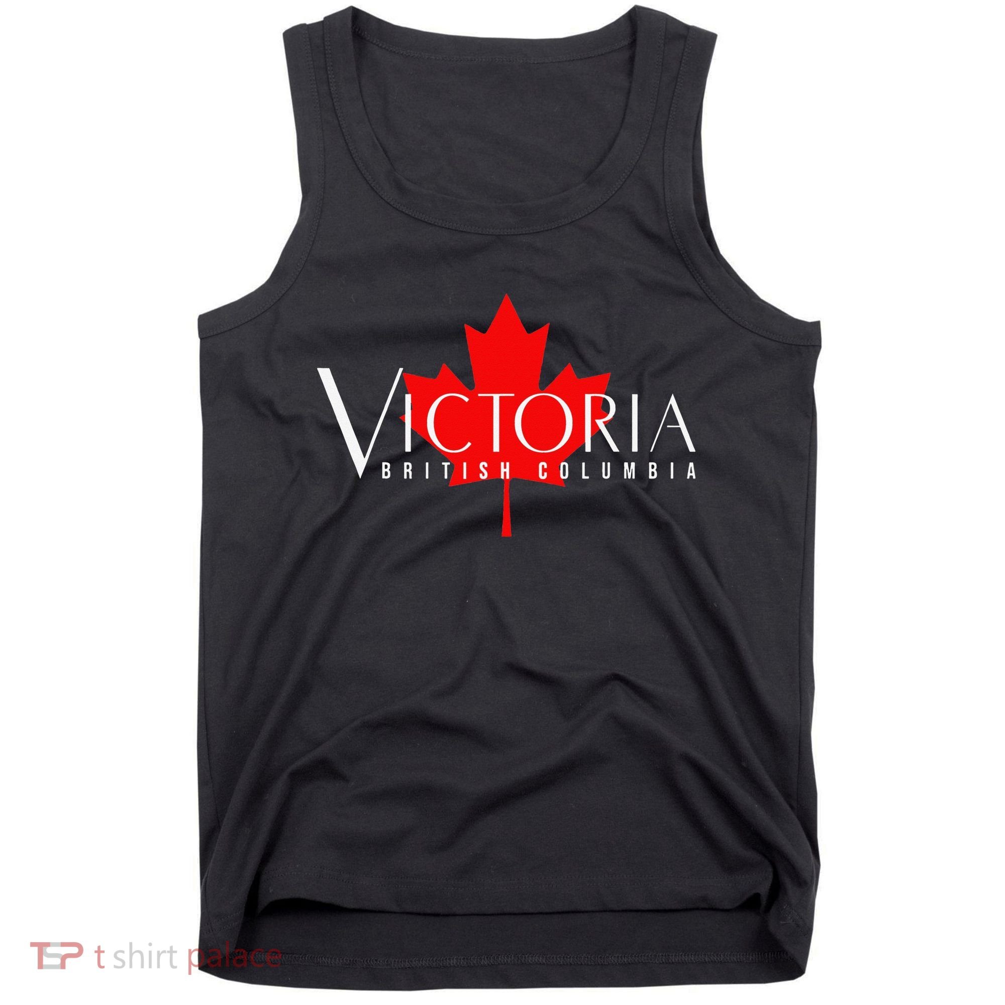 VICTORIA BRITISH COLUMBIA BC CANADA GARDEN CITY MAPLE LEAF Tank Top