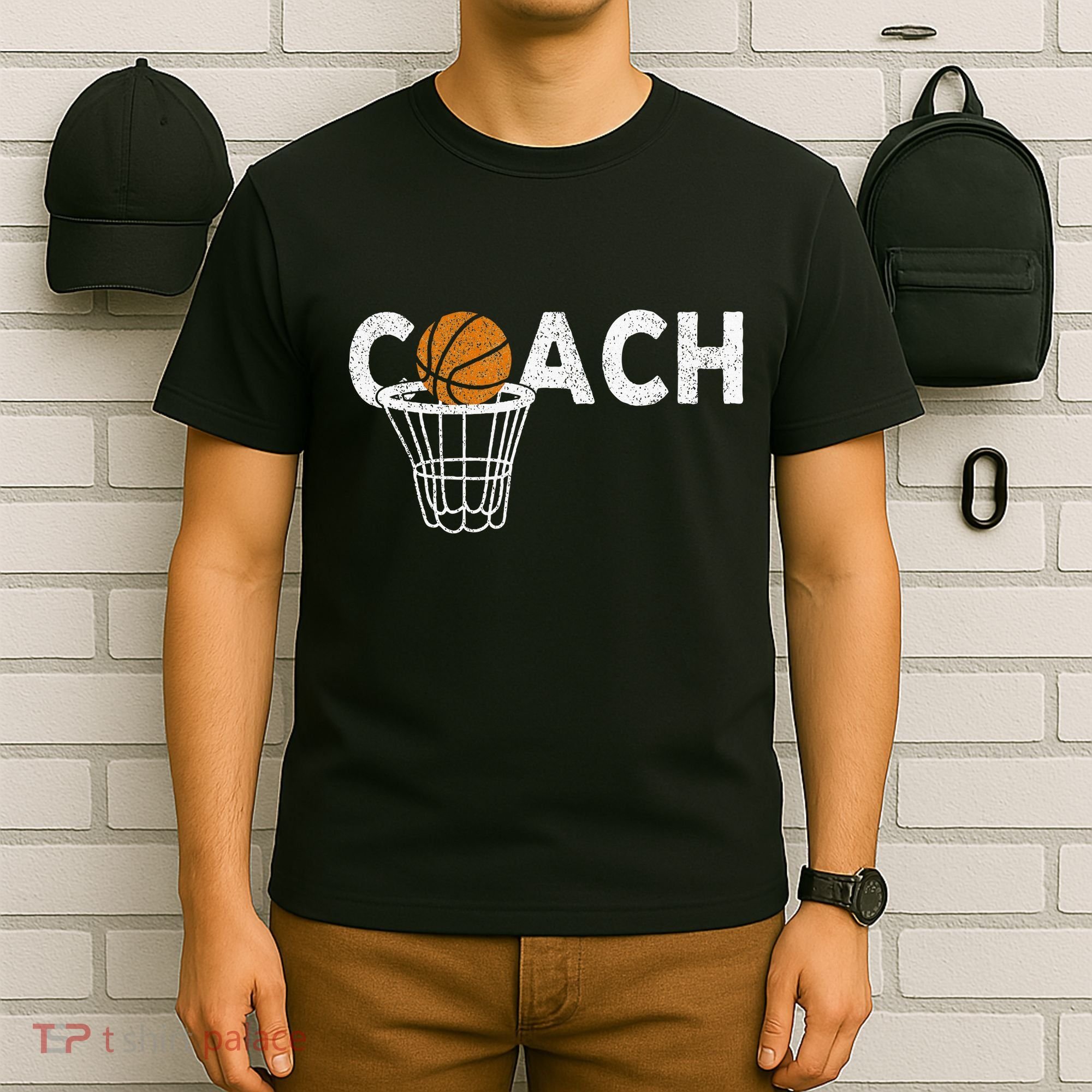 Vintage Basketball Coach Basketball Coaching Retro T-Shirt