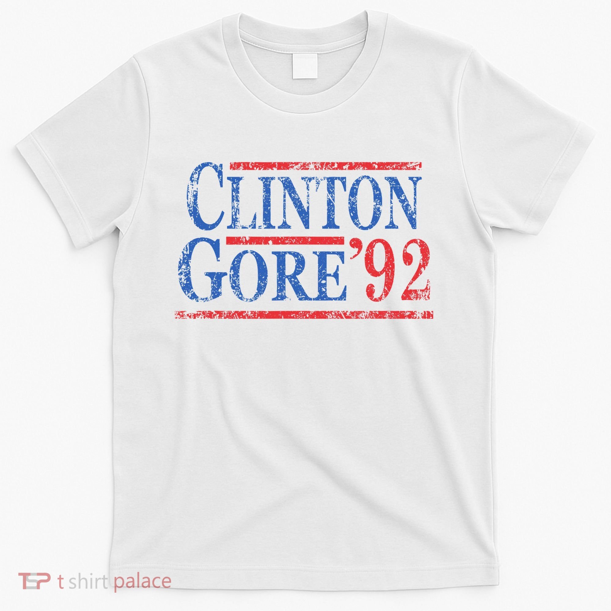 Vintage Bill Clinton Al Gore 1992 T-Shirt
