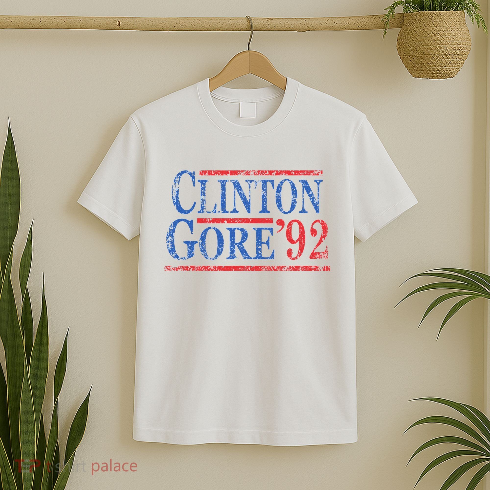 Vintage Bill Clinton Al Gore 1992 T-Shirt