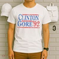 Vintage Bill Clinton Al Gore 1992 T-Shirt thumb 6