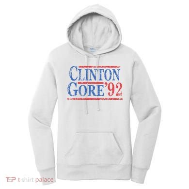 Vintage Bill Clinton Al Gore 1992 Women's Hoodie