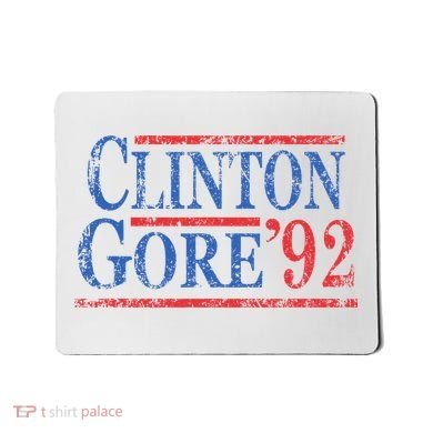 Vintage Bill Clinton Al Gore 1992 Mousepad