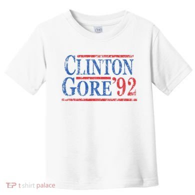 Vintage Bill Clinton Al Gore 1992 Toddler T-Shirt