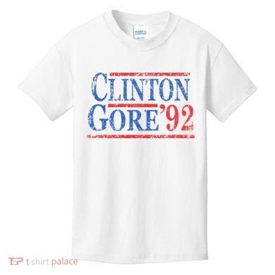 Vintage Bill Clinton Al Gore 1992 Kids T-Shirt