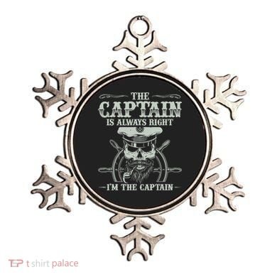 Vintage Boat Captain Boating Funny Boat Lover Gift Ornament