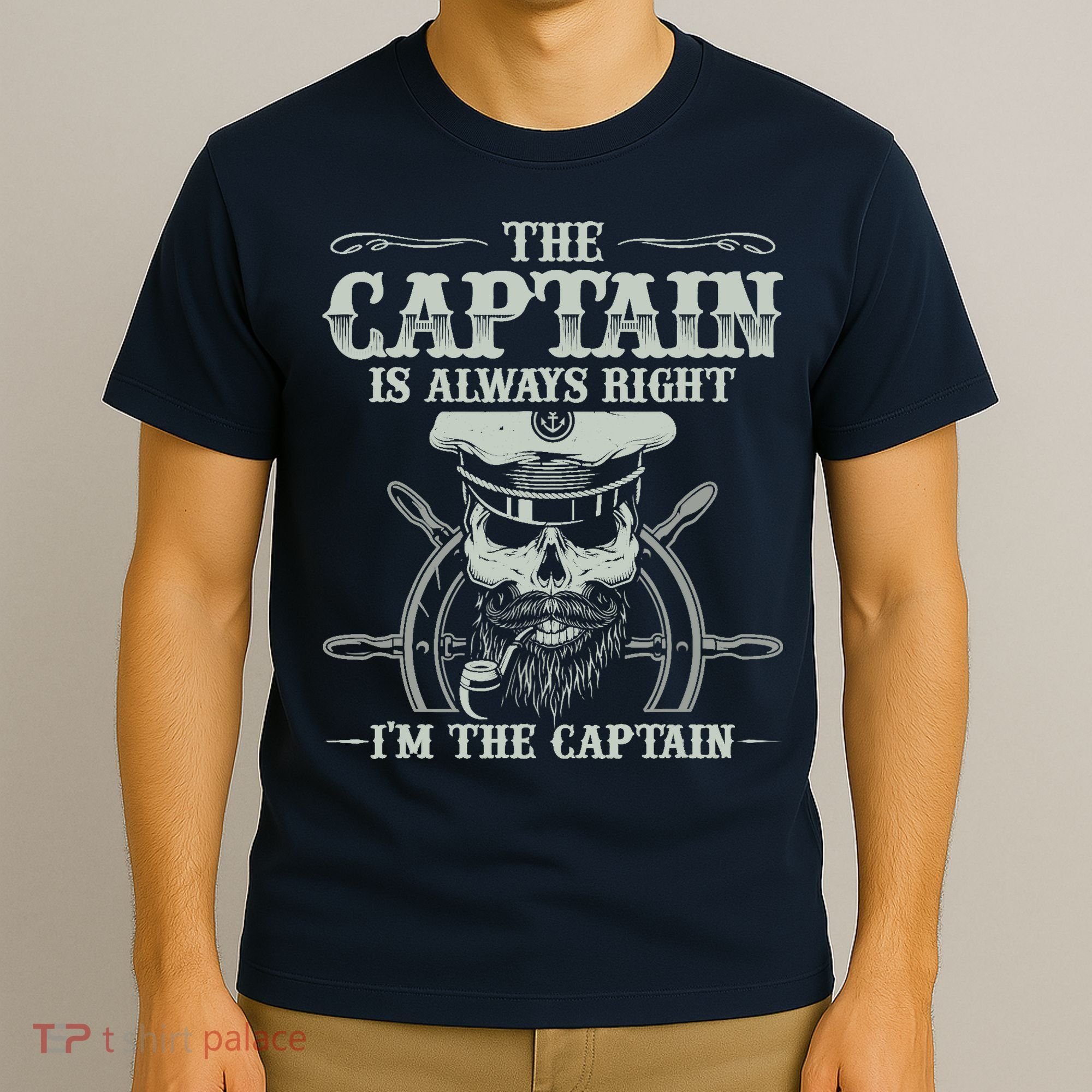 Vintage Boat Captain Boating Funny Boat Lover Gift T-Shirt