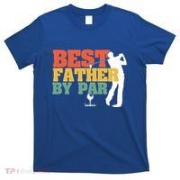 Vintage Best Dad By Par Disc Golf Dad Fathers Day Birthday Gift T-Shirt thumb 0