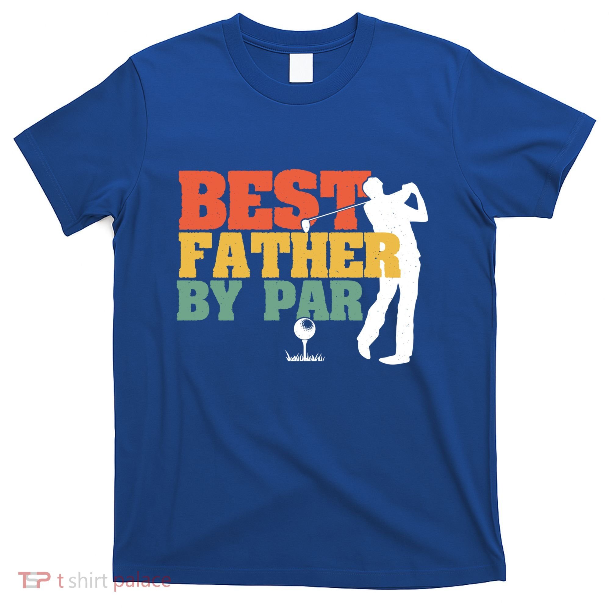 Vintage Best Dad By Par Disc Golf Dad Fathers Day Birthday Gift T-Shirt