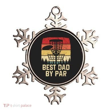 Vintage Best Dad By Par Funny FatherS Day Disc Golf Player Cool Gift Ornament