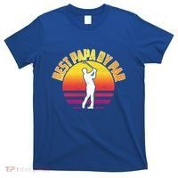 Vintage Best Dad By Par Funny Golf Lovers Gift FatherS Day Gift T-Shirt thumb 0