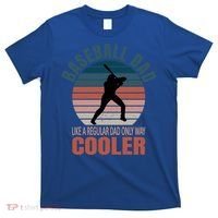 Vintage Baseball Dad Like A Regular Dad But Cooler Gift T-Shirt thumb 0