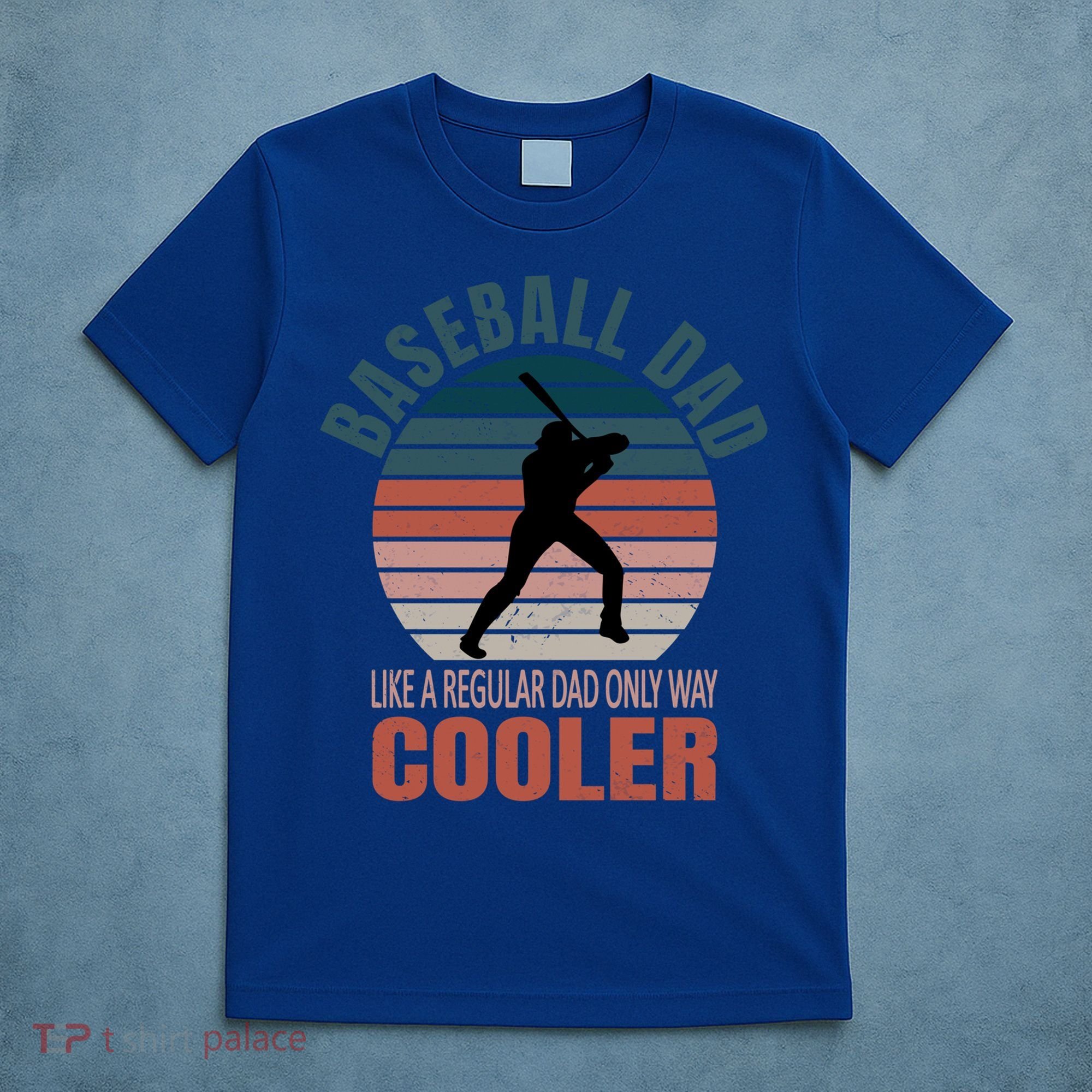 Vintage Baseball Dad Like A Regular Dad But Cooler Gift T-Shirt