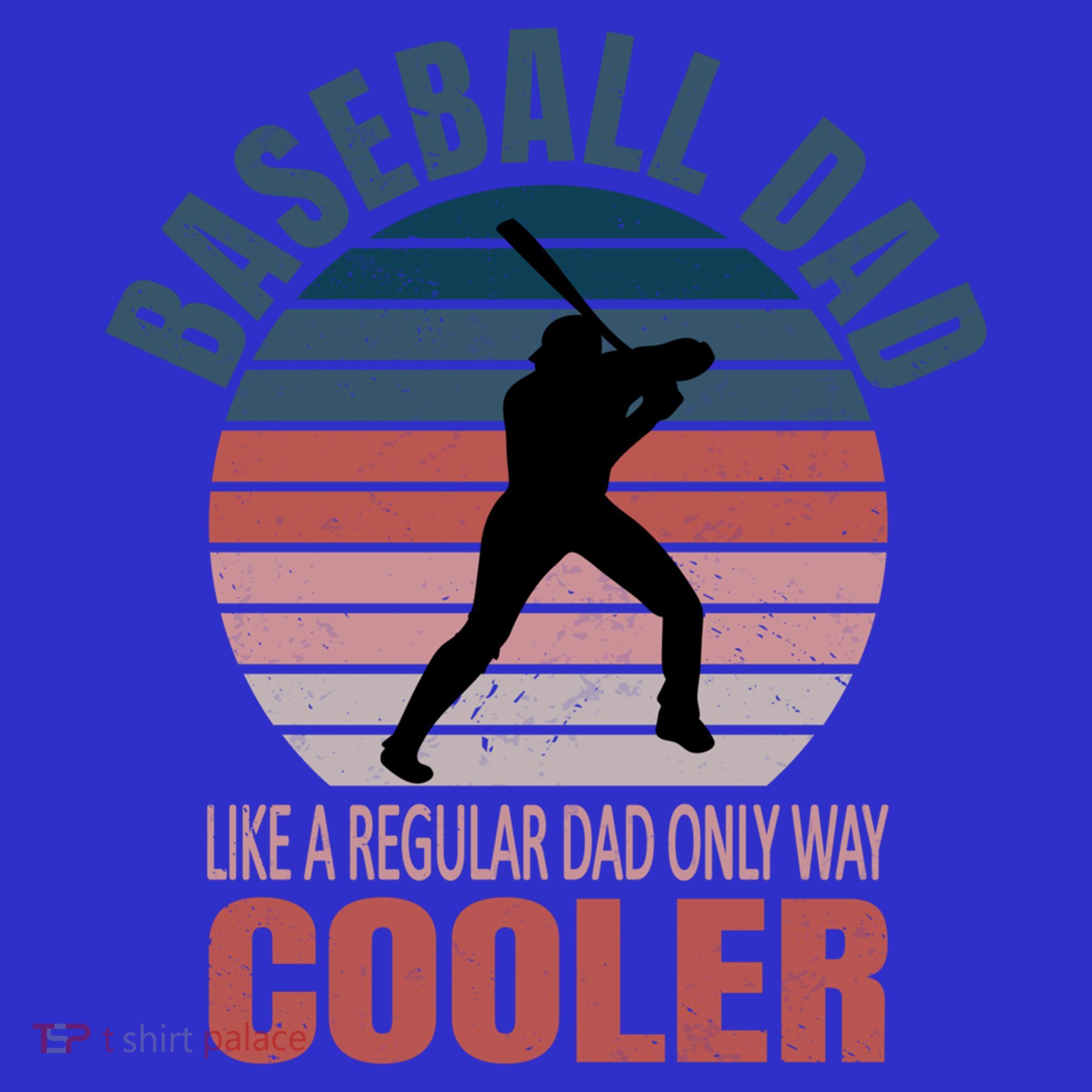 Vintage Baseball Dad Like A Regular Dad But Cooler Gift T-Shirt