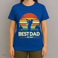 Vintage Best Dad By Par Meaningful Gift FatherS Day Golfing Gift T-Shirt thumb 4