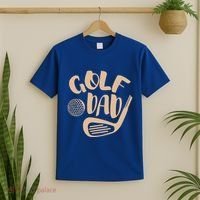 Vintage Best Dad By Par Gift FatherS Day Golfing Gift T-Shirt thumb 2