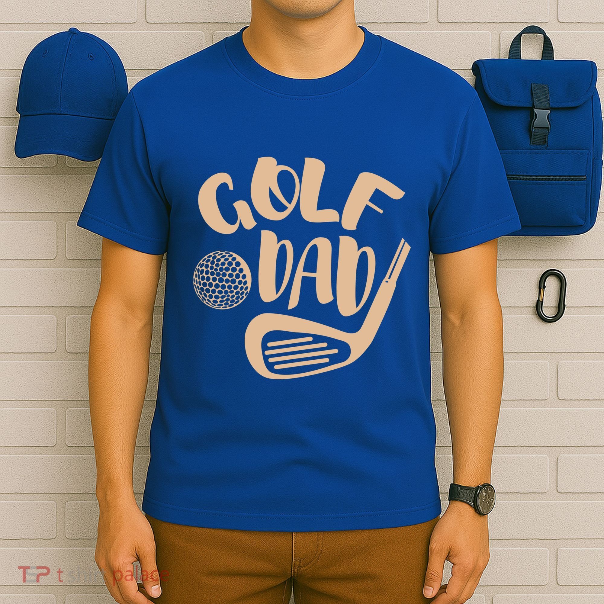 Vintage Best Dad By Par Gift FatherS Day Golfing Gift T-Shirt
